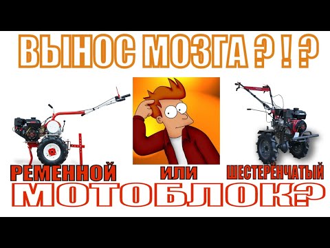 Видео: 😉РЕМЕННОЙ или ШЕСТЕРЁНЧАТЫЙ МОТОБЛОК❓💥ВЫНОС МОЗГА! Давайте обсудим, как вы выбирали себе мотоблок?