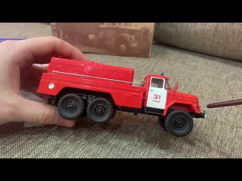 Видео: ЗиЛ-131 ПНС-110 Обзор масштабной модели пожарного автомобиля 1/43.