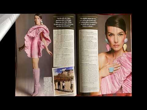 Видео: Natalia Oreiro.Наталия Орейро.¿Me das esta "Mujer", si es posible? Можно мне  этот журнальчик? Hola.