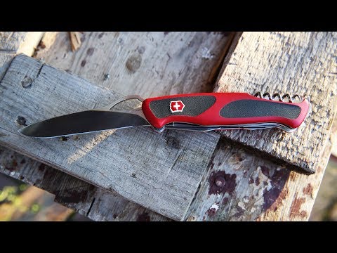 Видео: Нож VICTORINOX RANGERGRIP 79 - ОБЗОР и ТЕСТЫ