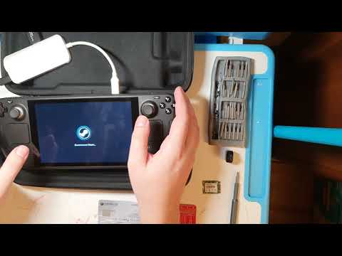 Видео: Steam deck замена emmc на ssd, часть 2: Переустановка SteamOs.