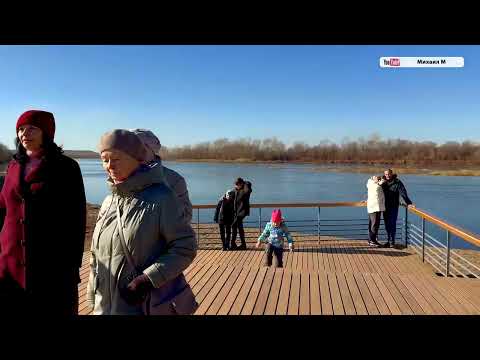 Видео: Ачинск, 19 октября, прогулка к реке Чулым, приятная погодка