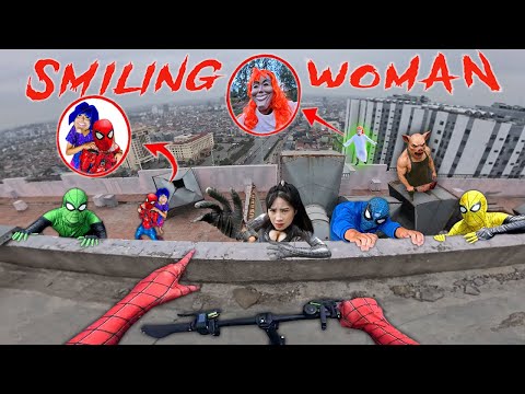 Видео: 7 ЧЕЛОВЕК-ПАУК ПРОТИВ УЛЫБАЮЩЕЙСЯ ЖЕНЩИНЫ: ПОБЕГ ИЗ РЕАЛЬНОЙ ЖИЗНИ 216.0 (короткометражный фильм ...