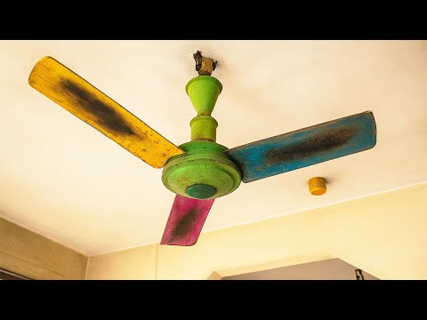 Видео: Конструкция шатающегося потолочного вентилятора просто идеальна!