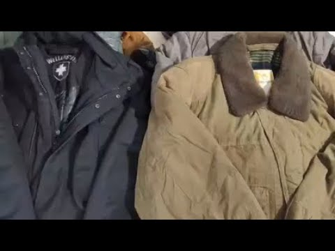Видео: Лот 1302 Куртки мж Германия ПРЕМИУМ 1240ркг 18,5кг 20ед