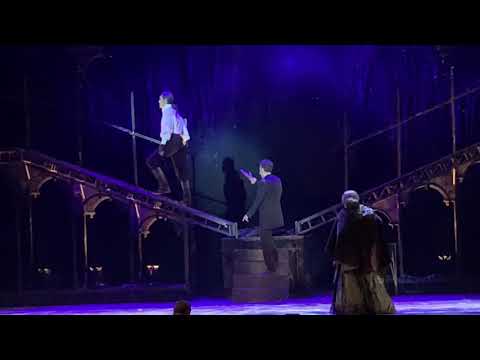 Видео: Мюзикл «Граф Монте-Кристо» 03.04.2019. К.Гордеев, Е.Газаева. Сцена драки.