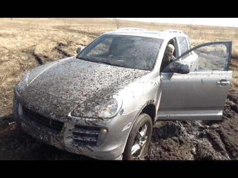 Видео: Porsche Cayenne 957 (Порш Каен) off road | Засадили три джипа