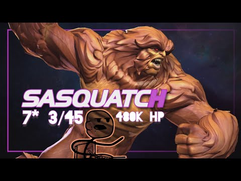 Видео: Самый жирный так еще и сильный  | Тест на Сасквоч 7* 3/45 | Marvel: Битва Чемпионов