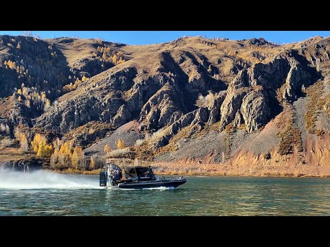 Видео: Источники Уш-Белдир на аэролодке! Тыва | Часть первая