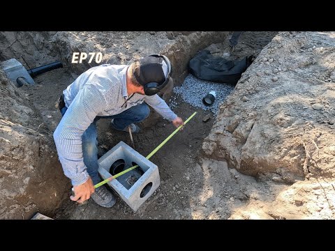 Видео: Замена линий фильтрации септика на небольшом заднем дворе EP70