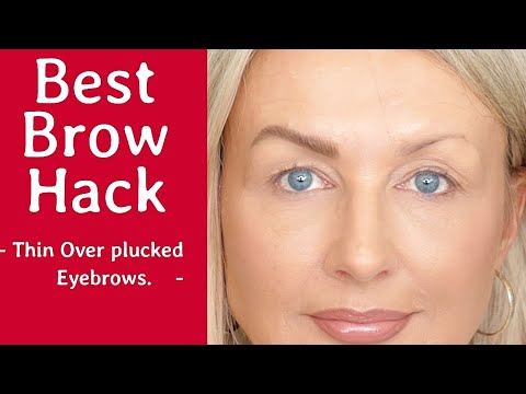 Видео: САМЫЙ ПРОСТОЙ СПОСОБ, КОТОРЫЙ Я КОГДА-ЛИБО ПОПРОБОВАЛА ДЛЯ БОЛЕЕ ГУСТЫХ БРОВЕЙ