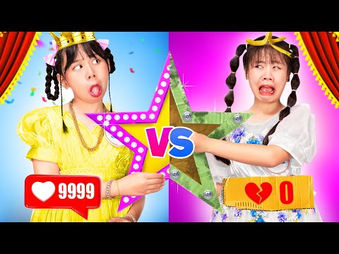Видео: Бедная Популярная vs Богатая Непопулярная! Кто Станет Лучшей? | Baby Doll Channel Russian