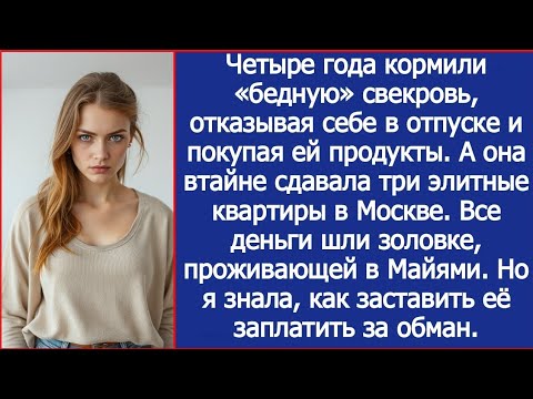 Видео: Четыре года кормили «бедную» свекровь, пока она отсылала деньги золовке, проживающей в Майями.