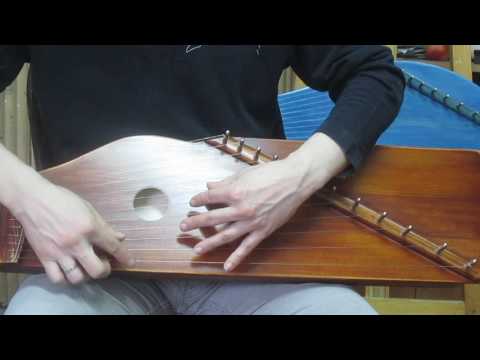 Видео: школа игры на гуслях серии "КрУжовник"(12-13 струн).Урок 8("Грешный человече")