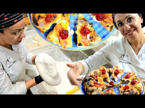 Видео: Невероятная Амалия, лучшая женщина-пиццер-повар в Италии, всего в нескольких минутах от Рима.