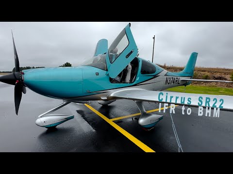 Видео: Видеоблог полёта по ППП в условиях низкой видимости: CIRRUS SR22