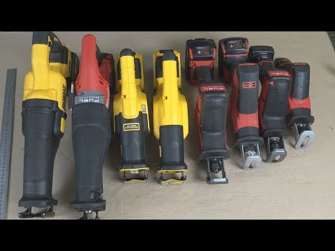 Видео: Сабельные пилы Milwaukee и Dewalt ч.1 обзор