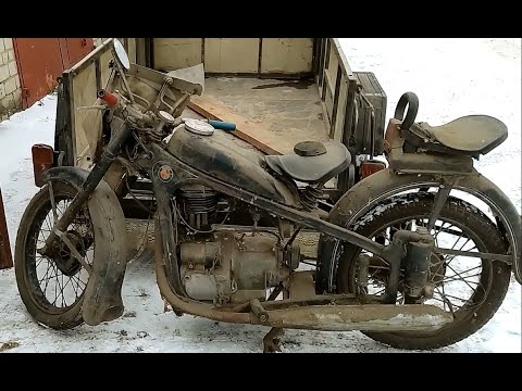 Видео: Гаражная находка мотоцикл EMW R-35, bmw r-35