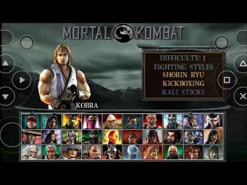 Видео: Mortal Kombat unchained прохождение за Кобру