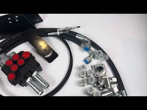 Видео: Джойстик для фронтального погрузчика МТЗ без челюсти под НШ-50 Китай