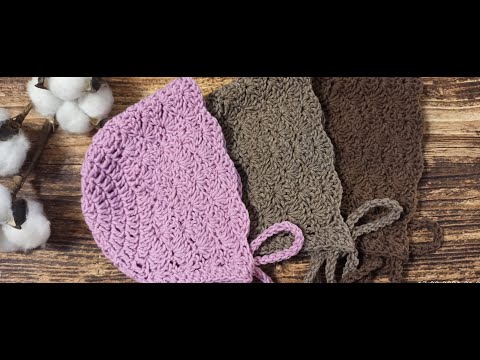 Видео: ЧЕПЧИК крючком 0-6 месяцев / CROCHET CAP 0-6 months
