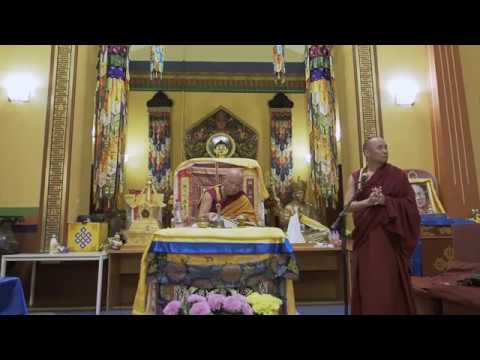 Видео: Чадо Тулку Ринпоче комментарий на текст «Сто Божеств Тушиты» («Ганден Лхагьяма»)