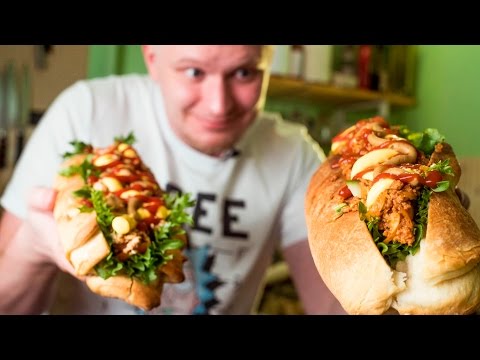 Видео: У меня БАГЕТ! (Мега-батоны с начинкой)