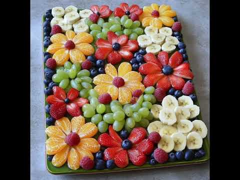 Видео: Фруктовая и овощная нарезка #новыйрецепт #еда 