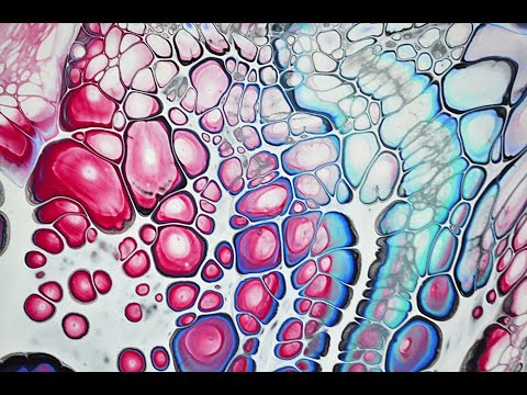 Видео: Химический и физический процесс в Акриловой Заливке/ Полезное видео по  Fluid Art.