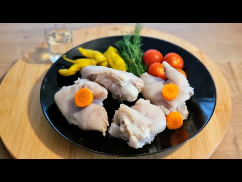 Видео: Можож - маринованные свиные ножки,хорошая закуска к водке!!!!