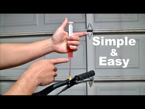 Видео: Вялый тормозной рычаг? Как это исправить | Как прокачать гидравлические дисковые тормоза горного ...