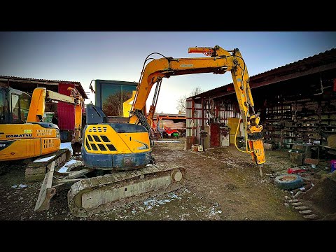 Видео: Установил гидролинию,￼гидромолот￼