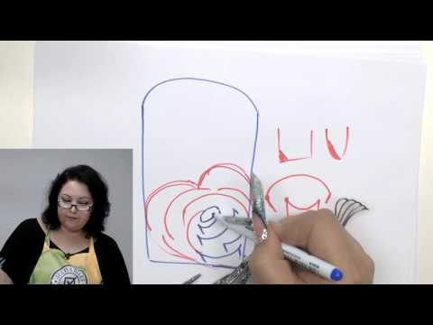 Видео: Дизайн ногтей. Роза плоской кистью с Юлей Билей