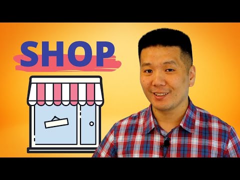 Видео: Слово SHOP в английском языке (shop, shopping, shop around и другие)