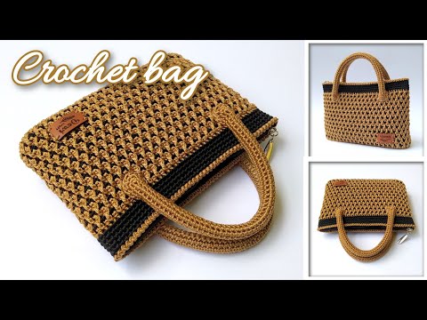 Видео: ПОСЛЕДНЯЯ СУМКА ДЛЯ ВЯЗАНИЯ КРЮЧКОМ С 3D-УЗОРОМ