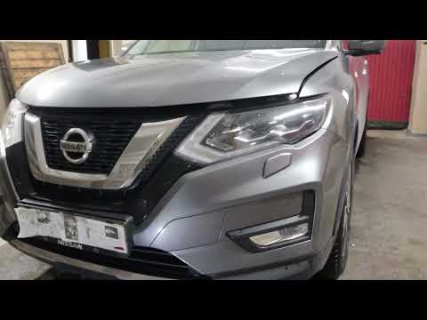 Видео: Снятие переднего бампера Nissan X-Trail (2019)