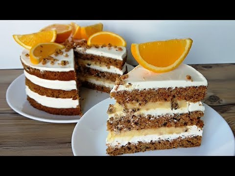 Видео: Морковный торт с апельсиновым курдом / The Best Carrot Cake EVER