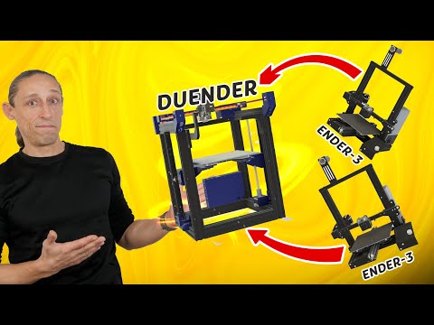 Видео: - DUENDER: Часть 1 - Я превратил 2 Creality Ender-3 в один быстрый принтер CoreXY
