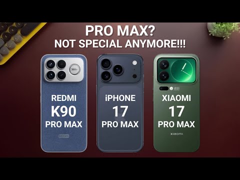 Видео: УЖЕ НЕ ОСОБЕННЫЙ — iPhone 17 Pro Max против Redmi K90 Pro Max против Xiaomi 17 Pro Max🔥