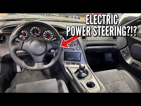 Видео: MK4 Supra с электроусилителем руля (лучшее решение!)