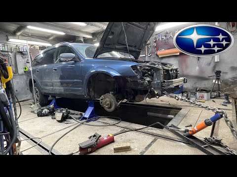 Видео: Subaru Outback ремонт лонжеронов на Стапеле