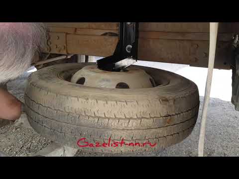 Видео: Кронштейн запаски Газель