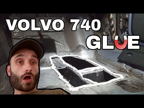 Видео: Я использую КЛЕЙ вместо сварки полов в моем Volvo 740. Будет ли это работать?