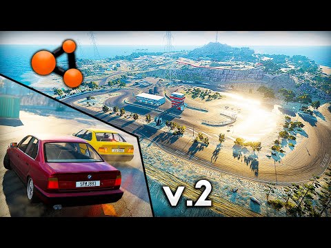 Видео: ЭТО ЛУЧШАЯ КАРТА ДЛЯ ДРИФТА в BeamNG MULTIPLAYER! DRIFT ISLAND REWORK | DESTIMAGE