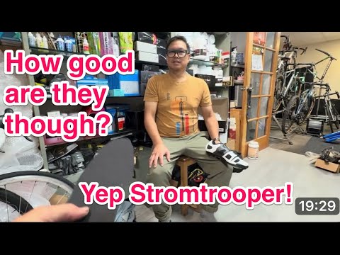 Видео: Lake Cycling CX242 примеряет широкую версию, которая раньше была очень широкой.