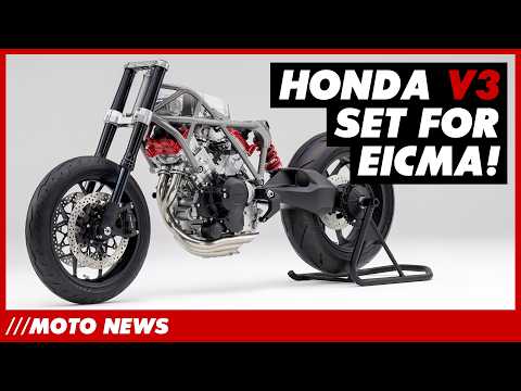 Видео: Новости мото: новейшая модель Honda V3, новые названия мотоциклов Norton и многое другое!