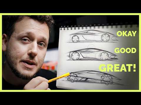 Видео: Как рисовать суперкары как настоящий профессионал! — Секреты пропорций раскрыты