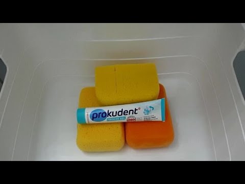 Видео: ASMR (123) Зубная паста с губками/Toothpaste w/sponges/Squeeze