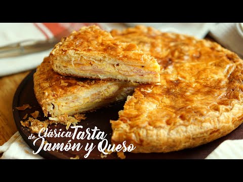 Видео: Классический пирог из слоеного теста с ветчиной и сыром — рецепт в стиле аргентинской пекарни