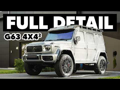 Видео: Как я отполировал матовый Mercedes G63 4x4² — глубокая очистка и нанесение покрытия